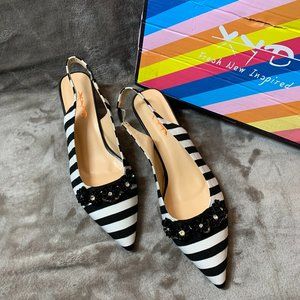 Women Pointed Toe Low Kitten Heels